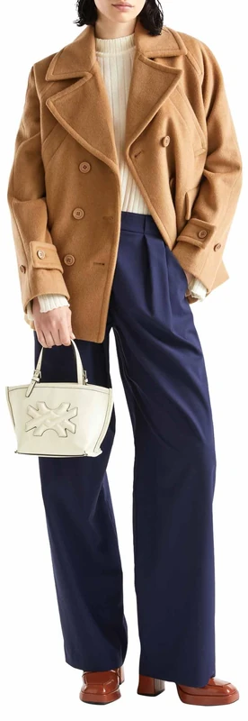 United Colors of Benetton Women's Giaccone 2YDTDN035 Coat, Beige 94A, XS, beige 94a, XS