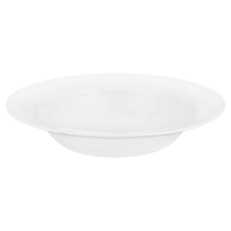 Corelle 3131 28 oz Vitrelle Glass Winter Frost Wide Rimmed Pasta Bowl, White (Pack of 4)
