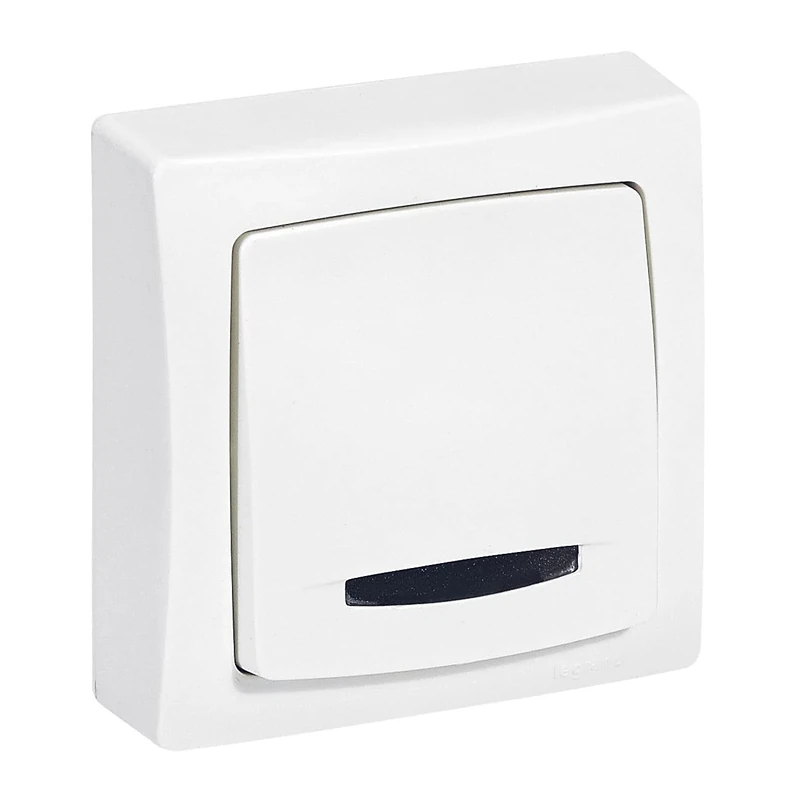 Legrand leg97603 Illuminated Toggle/Two-Way Switch Surface-Mounted White