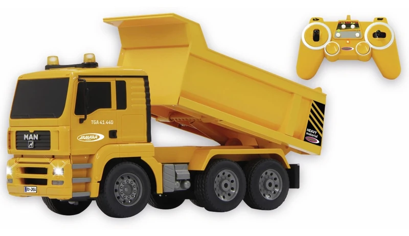 Jamara 405002 2.4 GHz 1:20 Scale Dump Truck Man Construction Vehicle Toy