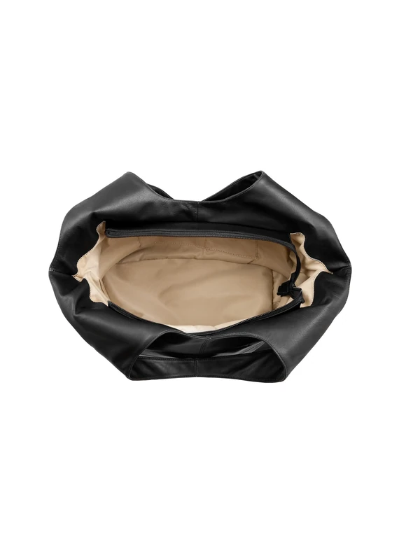 Think! Women's Ledertasche_3-000126 Shoppers, 0000 Black, 1