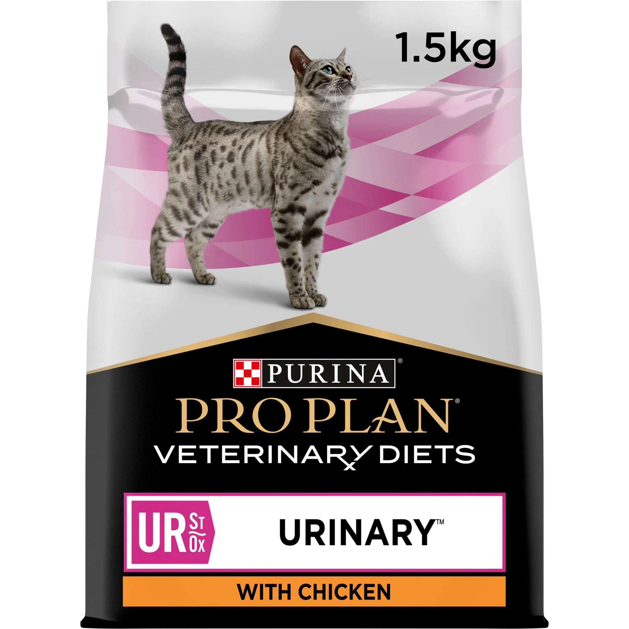 PRO PLAN VETERINARY DIETS Cat Food Urinary Chicken 1.5kg (Single Case)