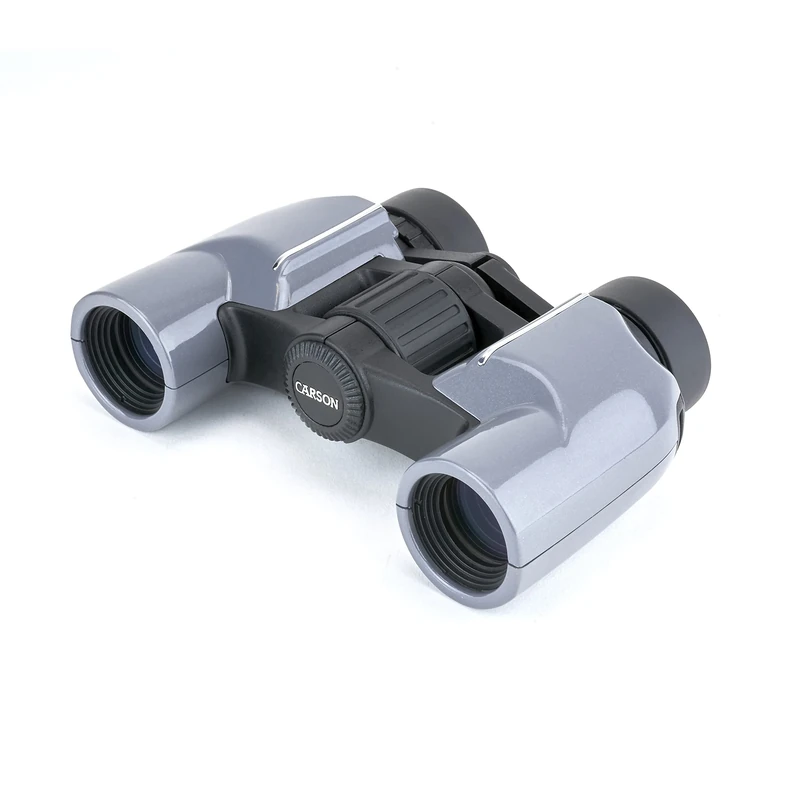 Carson MR-824 8x24 MantaRay Compact Porro Prism Binoculars , Metallic Grey