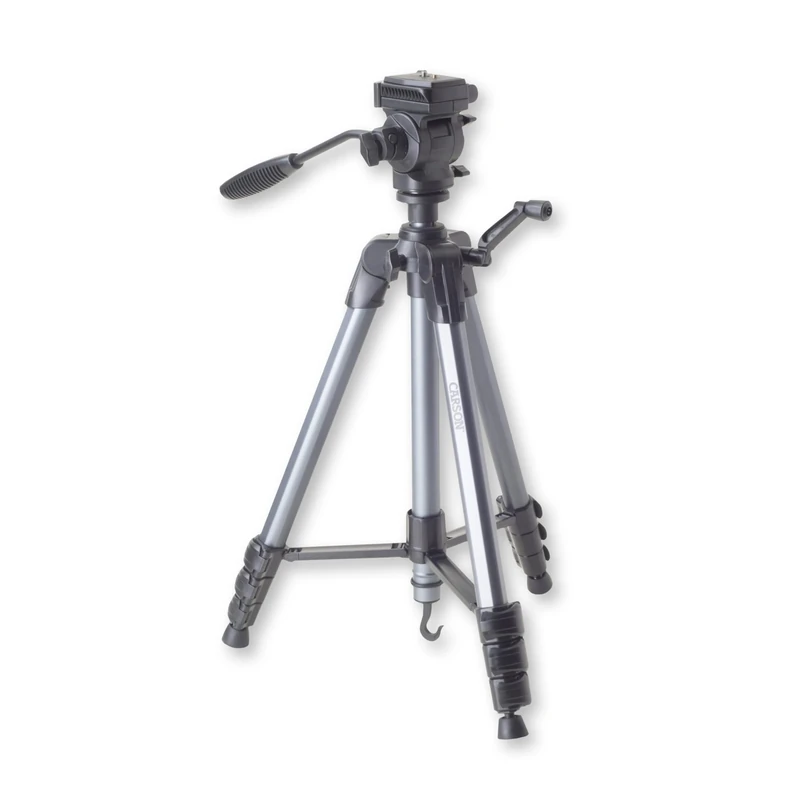 Carson The Rock Series 65.1'' 3-Way Fluid Panhead Tripod (TR-400) - Image 1
