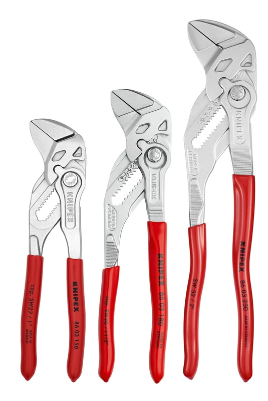 KNIPEX Tools - 3 Piece Pliers Wrench Set (6, 7, 10) (9K008045US)