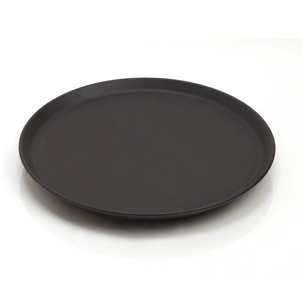 Morsø Frying Dish and Serving Plate, Accessory for Morsø Forno Grill, Even Heat Distribution, 32 cm, Enamelled Cast Iron