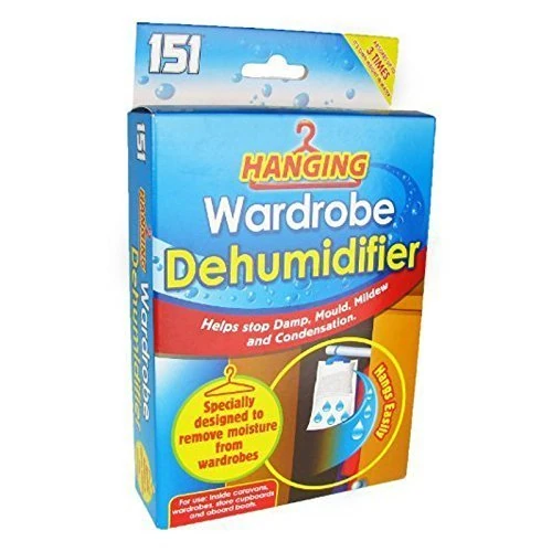 Premier 10 Pack Hanging Wardrobe Dehumidifier - White