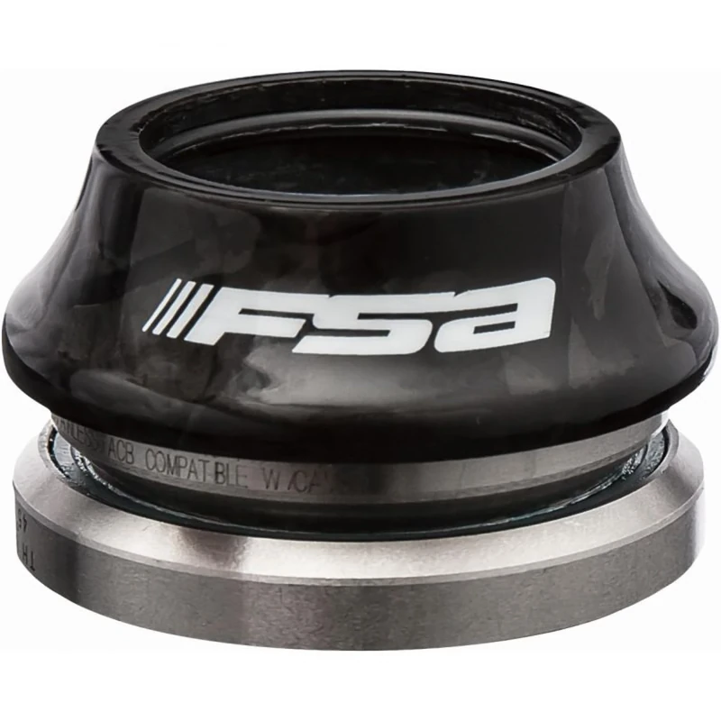 FSA Orbit C-40/48-CF ACB Diff OD Headtube Integrated Headset - Black, 1.1/8-1.5-Inch