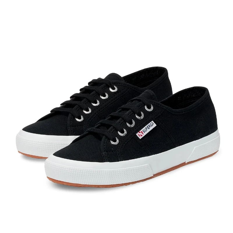 Superga Unisex Cotu Classic Trainers Trainers, Black Fwhite, 6 UK