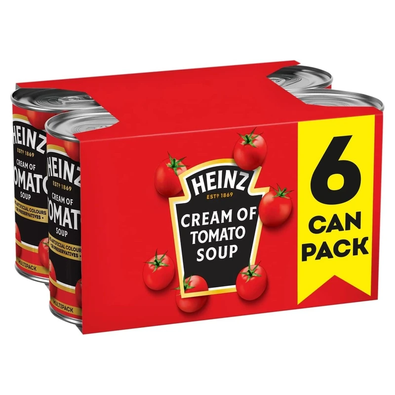 Heinz Cream of Tomato Soup 6x400g