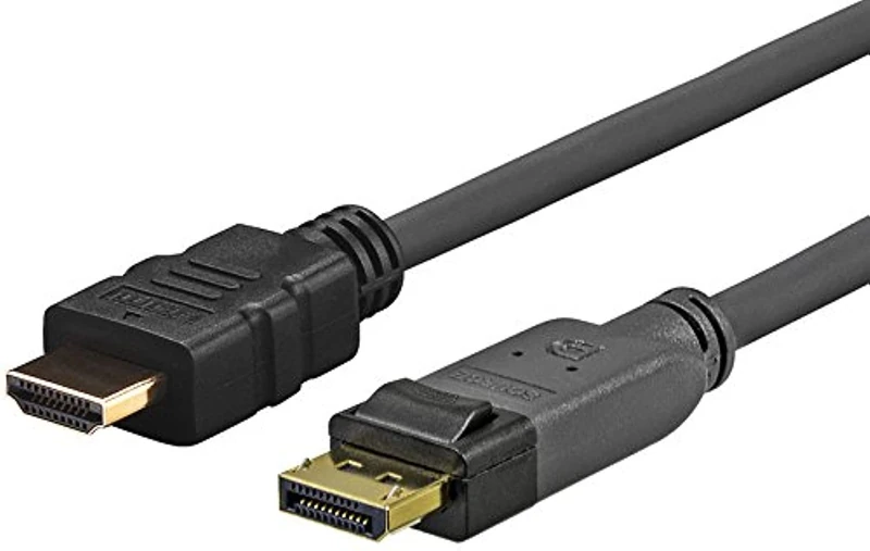 vivolink 7.5 m DisplayPort – HDMI 7.5 m DisplayPort HDMI Black – Video Cable Adapters (7.5 m, DisplayPort, HDMI, MALE CONNECTOR, MALE CONNECTOR, GOLD) - Image 1