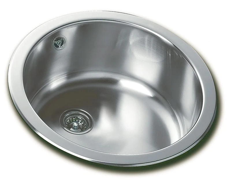 Teka Eline 180 mm Round Basin Sink with 1 Basin 45 cm Stainless Steel