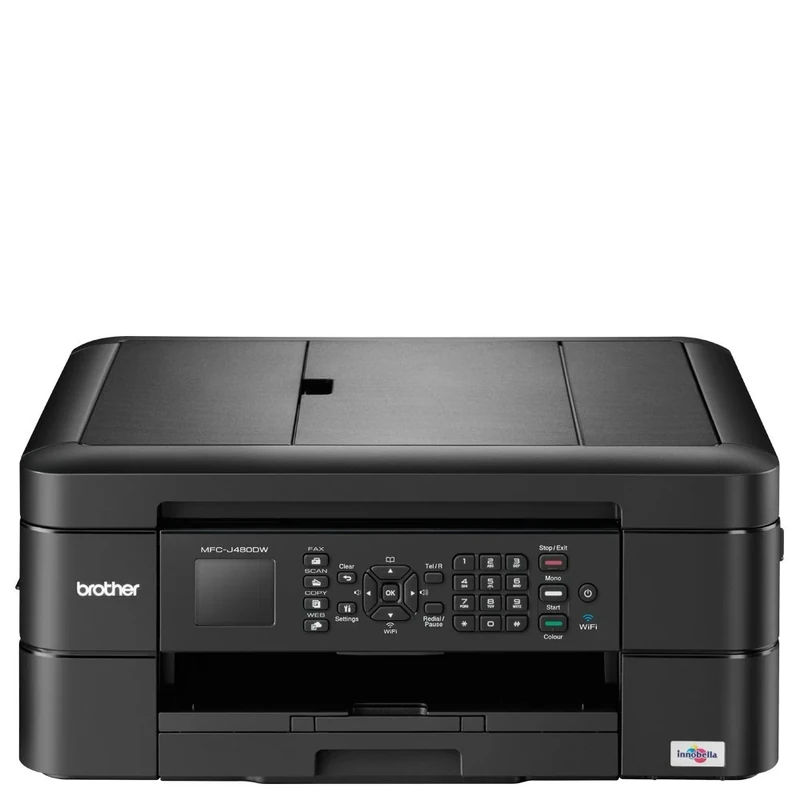Brother 5836349 MFC-J480DW Colour Inkjet Printer | A4 | Print, Copy, Scan, Fax & Wireless
