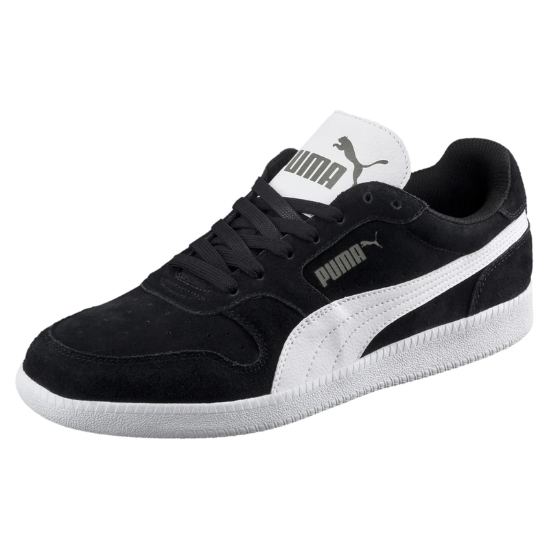 PUMA Unisex Icra Trainer Sd Low top sneakers, Black White, 10.5 UK