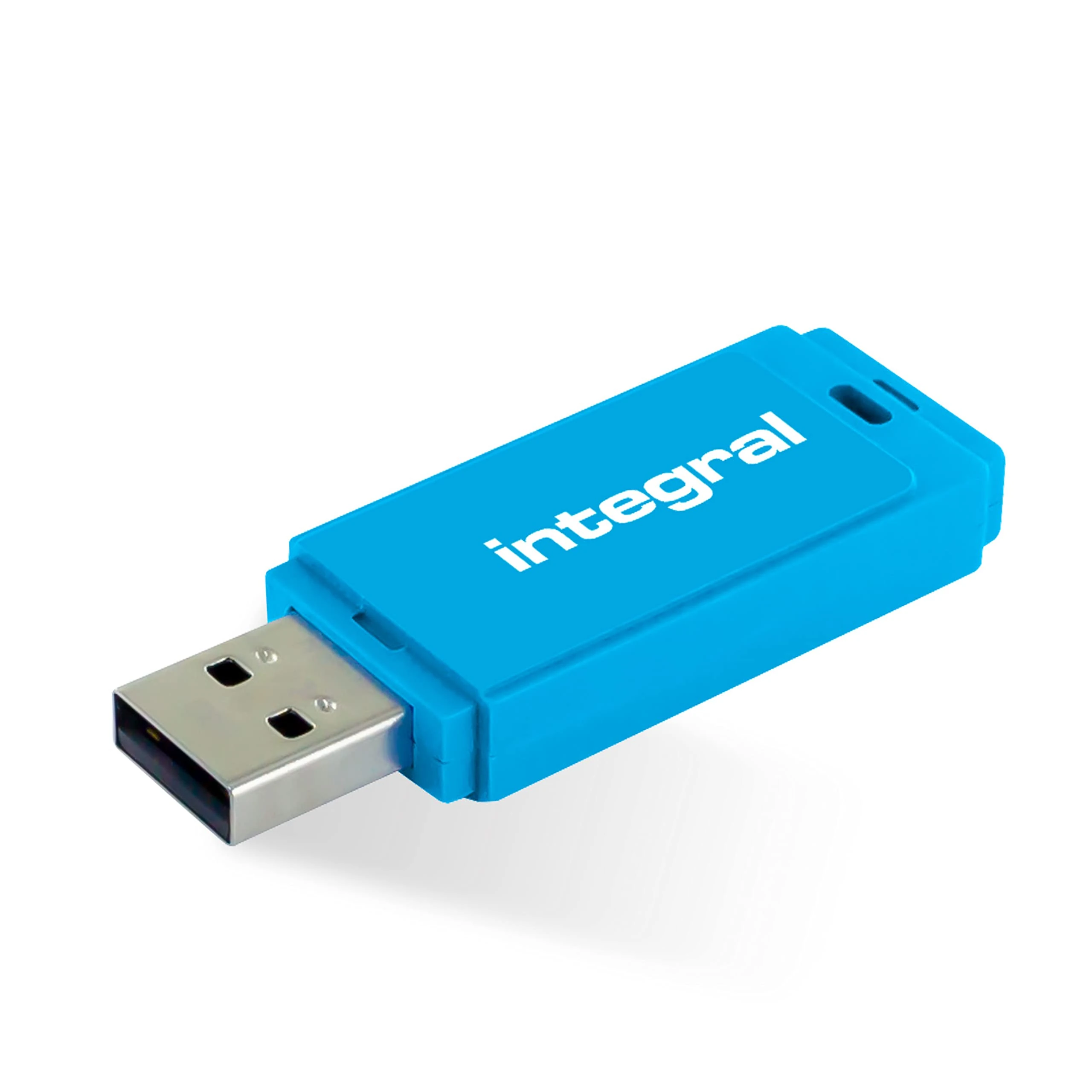Integral 64GB Neon Blue USB 2.0 Flash Drive
