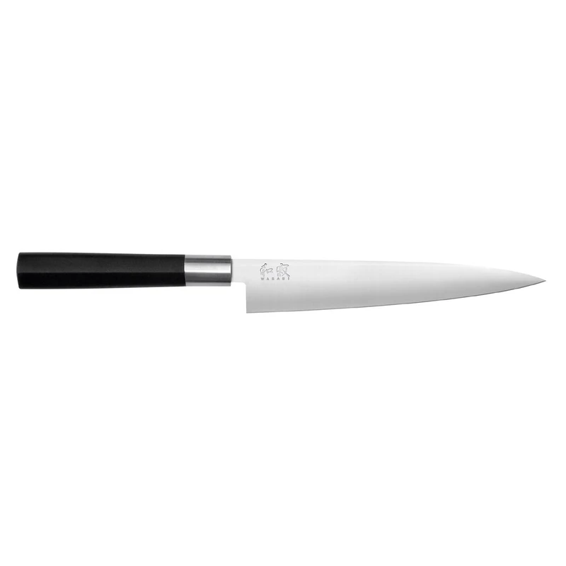 KAI Wasabi Black Flexible Filleting Knife, 18 cm Blade