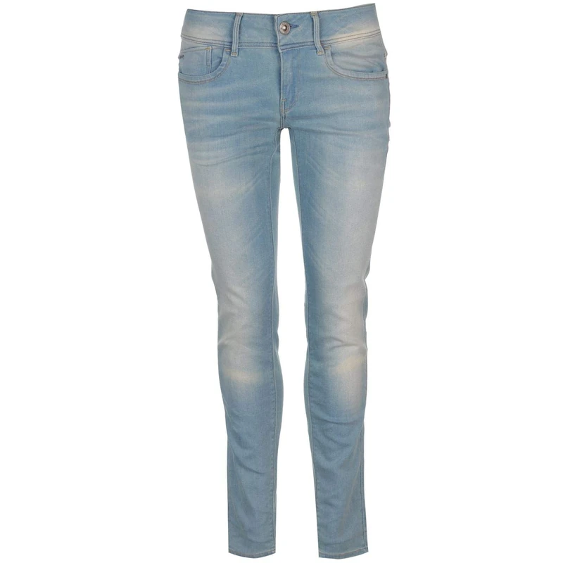 G-STAR Women's Lynn Mid Waist Skinny Jeans Jeans, Blue (Lt Aged 60885-d010-424), 25W / 32L