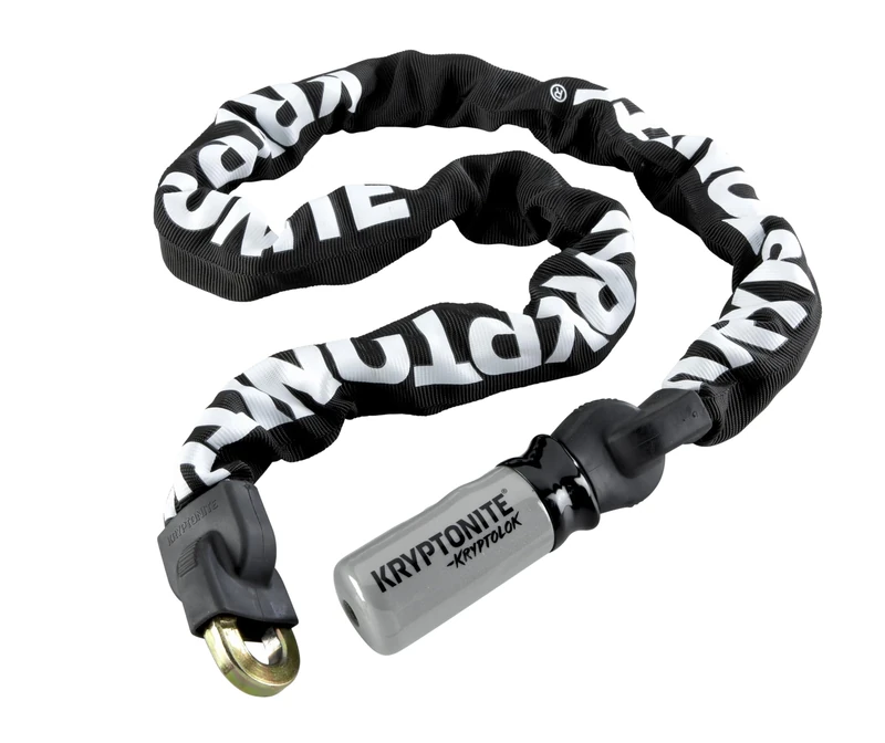 Kryptonite Kryptolok 912 Bike Chain Lock, 4 Feet Long 9mm Steel Chain Heavy Duty Anti-Theft Sold Secure Gold Bicycle Chain Lock with Keys for Bike, Motorcycle, Scooter, Bicycle, Door, Gate, Fence