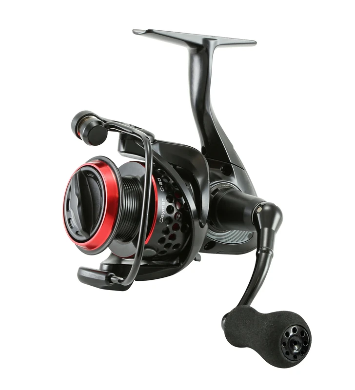 okuma Ceymar Spinning Reel Size 10-5Lb Max Drag Pressure,Black / Red