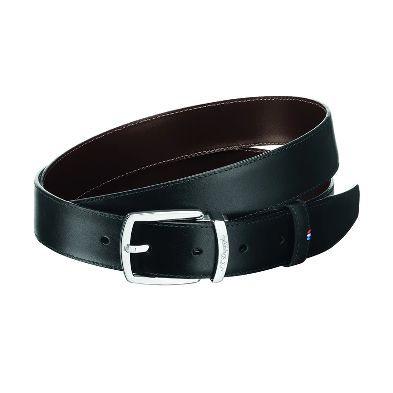 S.T. Dupont D-8200120 Line D Reversible Black/Brown Belt