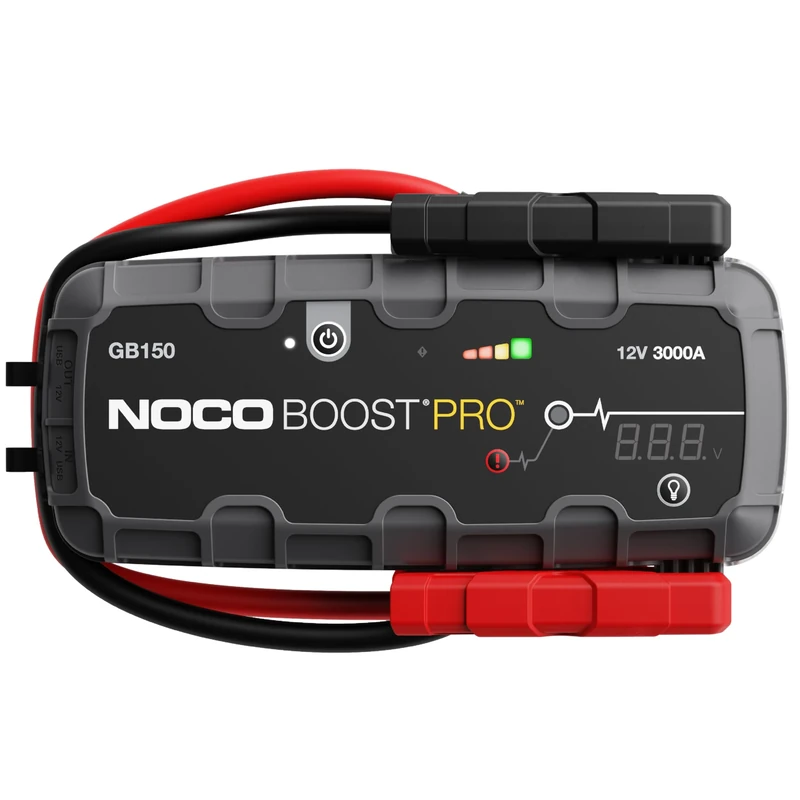 NOCO Boost GB150: 3000A UltraSafe Jump Starter Power Pack – 12V Car Battery Booster, Portable Power Bank & Jump Leads - For 9.0L Petrol and 7.0L Diesel Engines