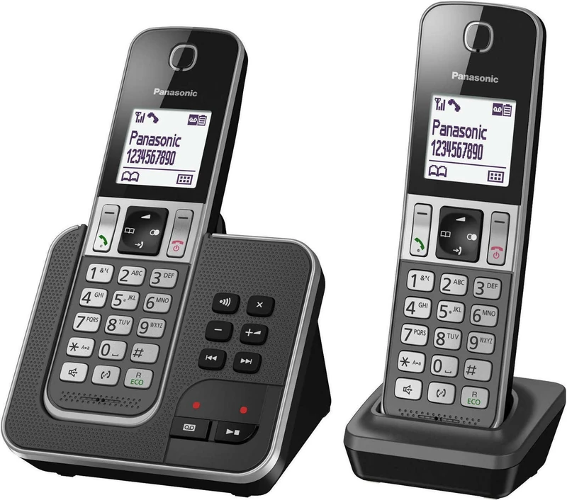 TELEPHONE FIXE PANASONIC TELEPHONE DECT DUO Noir
