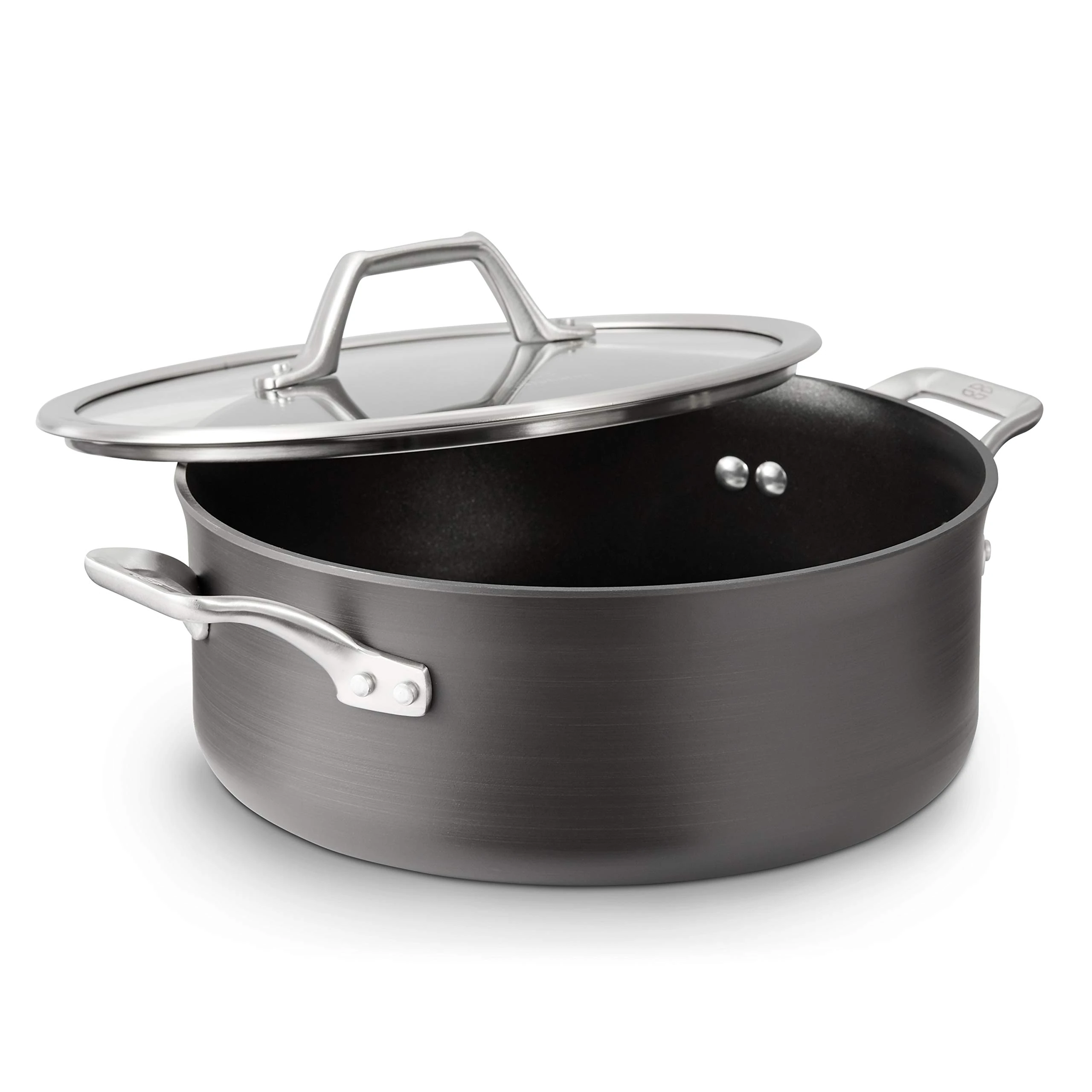 Calphalon Signature Hard Anodized Nonstick Covered Dutch Oven, 5 quart, Black