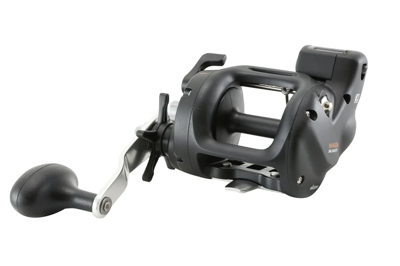 Okuma MA-30DLXT New Magda Linecounter Reel, Left Hand,Black