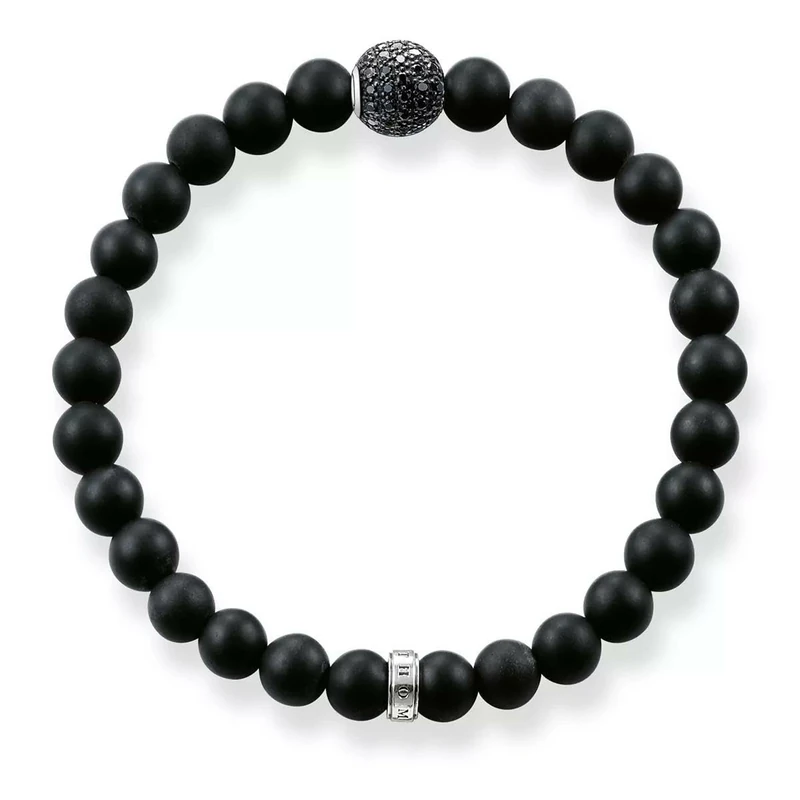 Thomas Sabo Men Silver Stretch Bracelet - A1353-705-11-L20.5