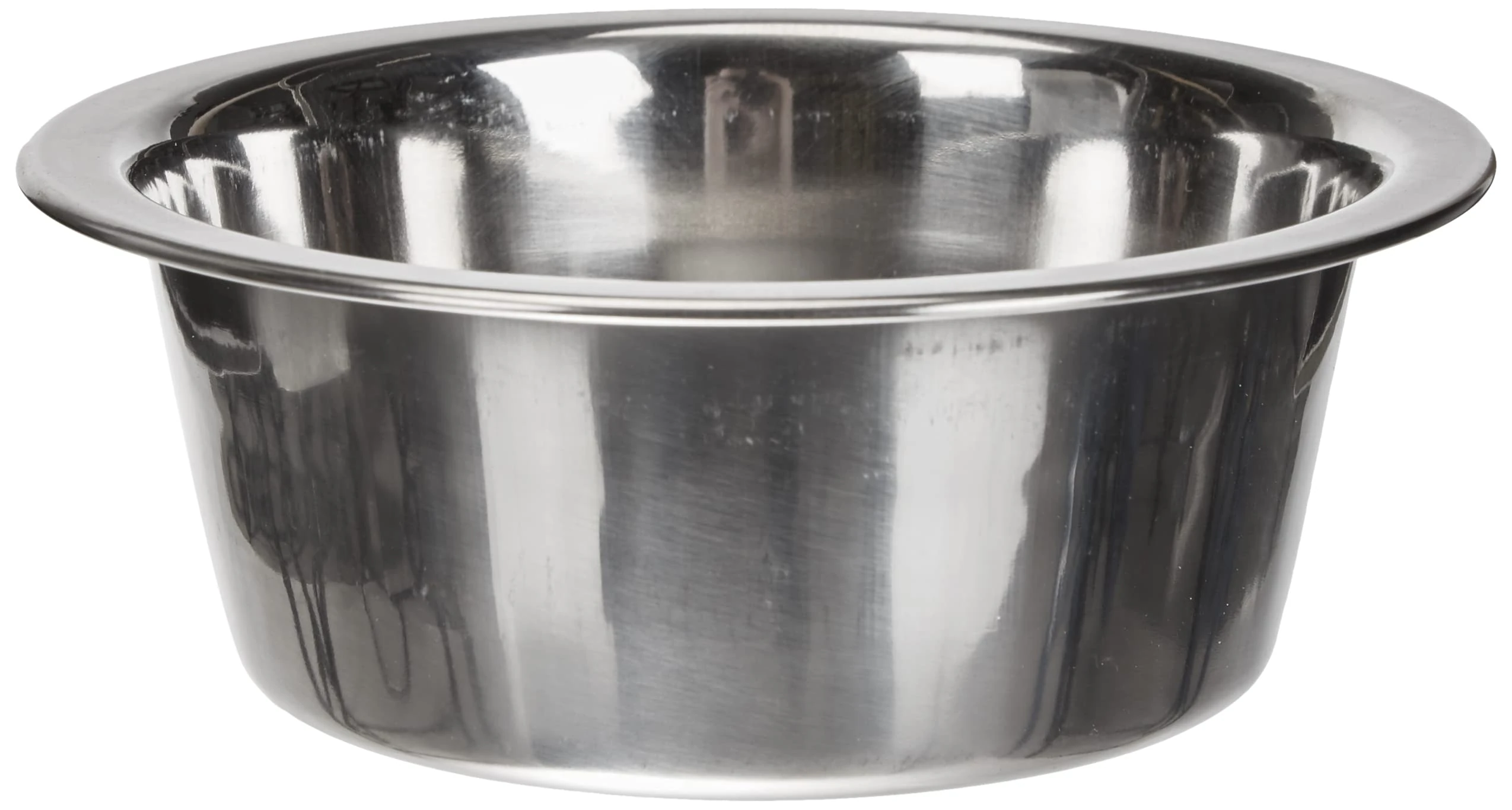 Croci DOS - Stainless steel dog bowl, capacity 0,5L, hygienic and durable, container for food and water, dishwasher safe, diameter 13cm