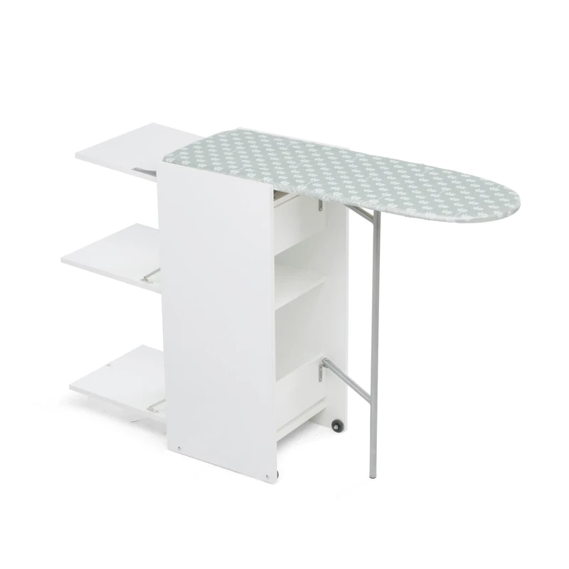 Foppapedretti, Stir8 – Ironing Board, Fully Foldable, Multi-Layered white