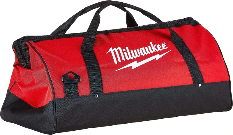 Milwaukee Heavy Duty 23 x 12 x 12 Inch Canvas Tool Bag w/Shoulder Strap and 6 Interior Pockets