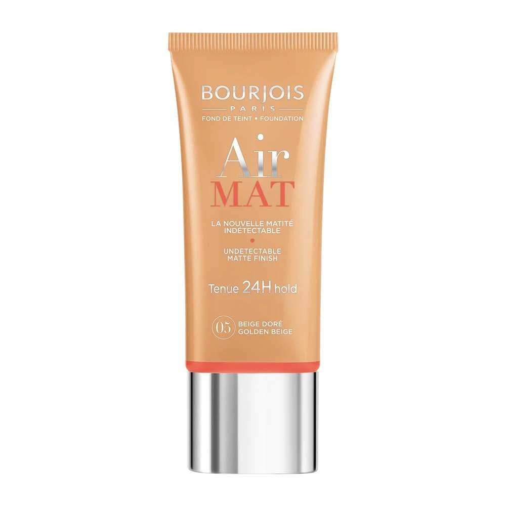 Bourjois Air Mat 24H Liquid Foundation High Coverage 5 Golden Beige, 3ml, 10003298