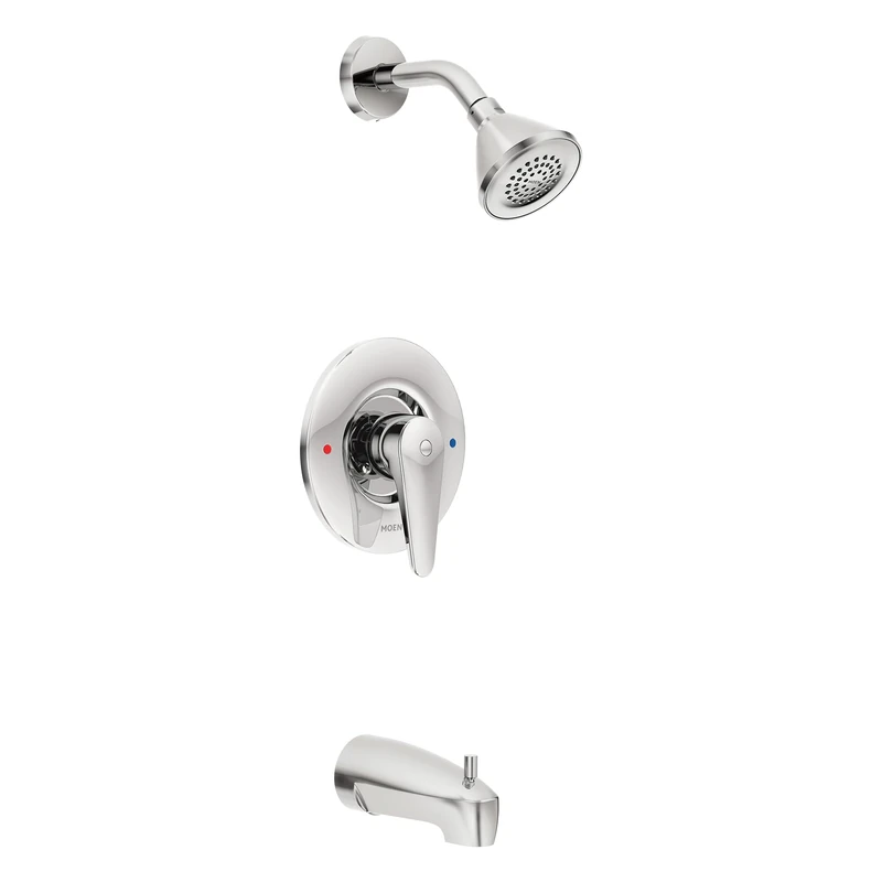Moen T9389EP15 Commercial Posi Temp All Metal Trim Kit 1.5 GPM (Valve Not Included), Chrome