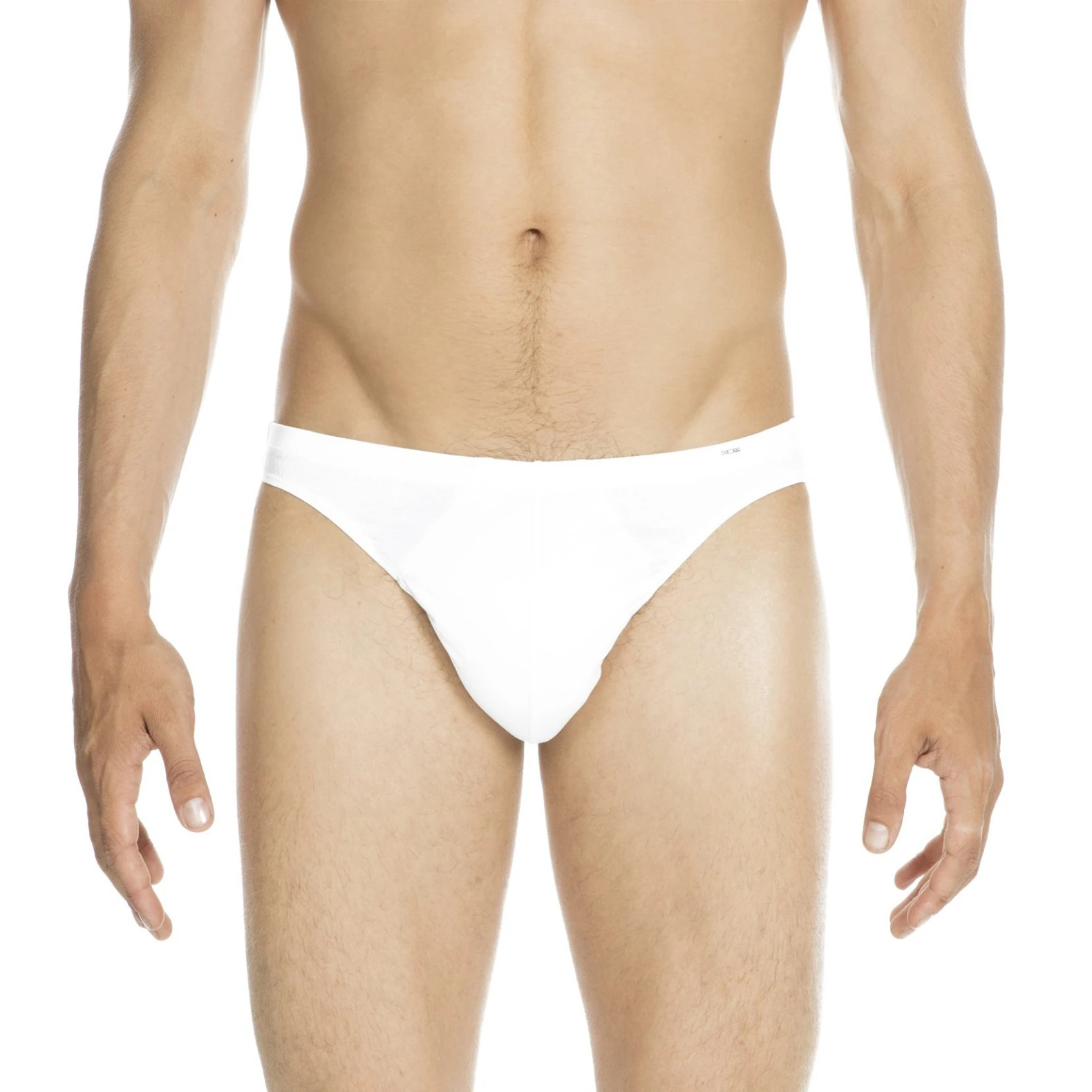 HOM, Mens, Premium Cotton Micro Briefs, White, XXL