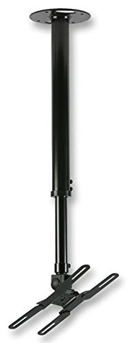 PRO SIGNAL PSG02530 Adjustable Long Drop Projector Ceiling Mount - Black - Image 1