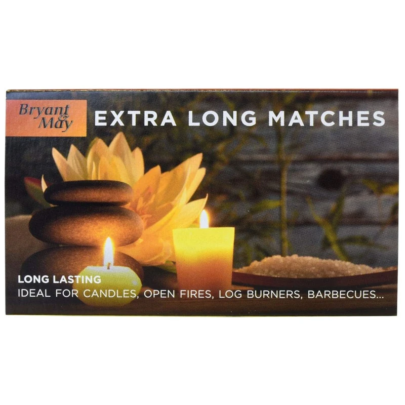 Bryant & May Extra Long Safety Matches (Pack of 12 x bx)
