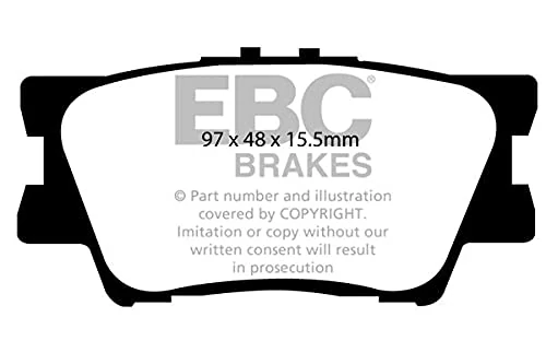 EBC Brakes DP41793R Yellowstuff Brake Pads