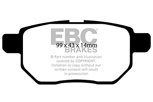 EBC Brakes DP41947R Yellowstuff Brake Pads