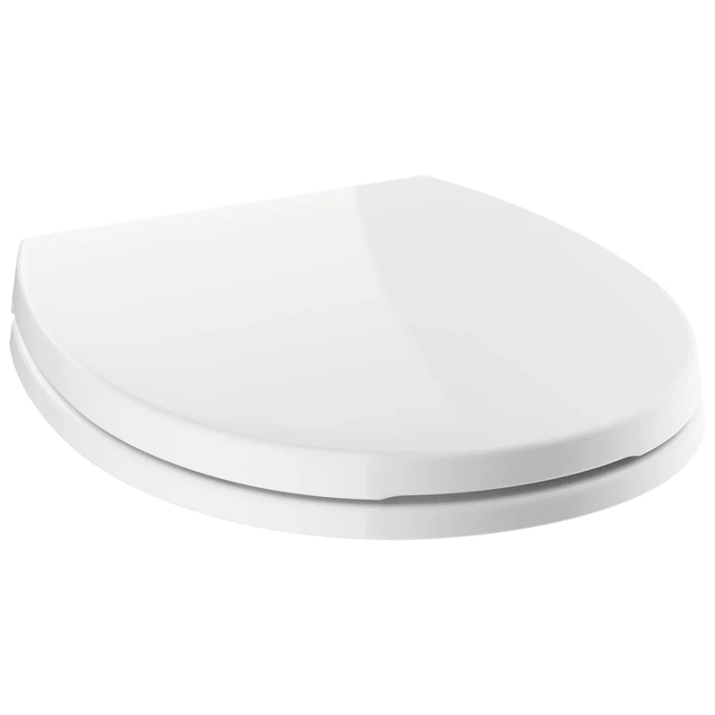 Delta 801903-WH Round Front Slow-Close Toilet Seat in White