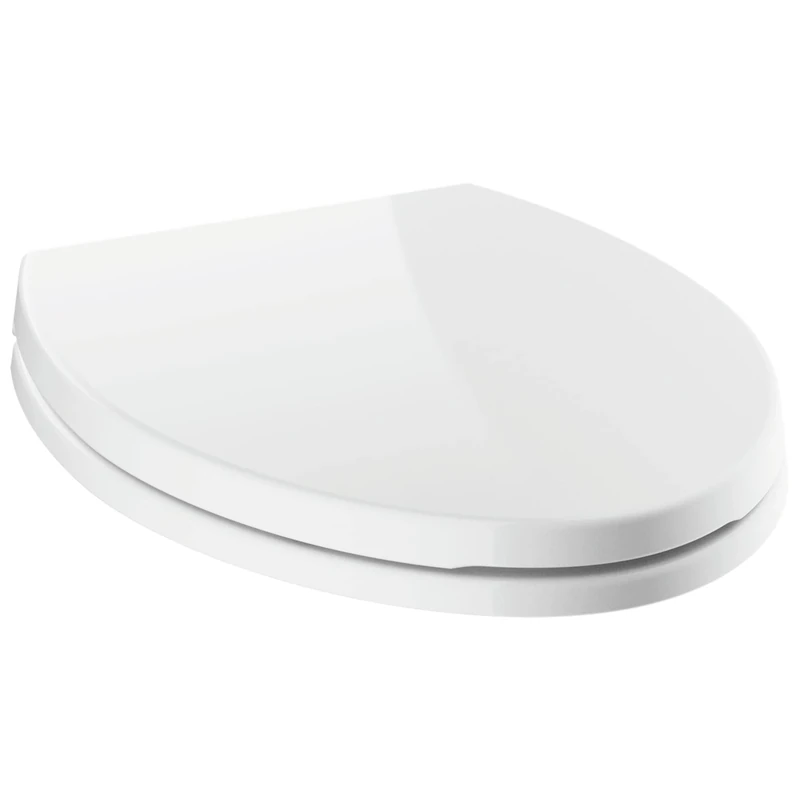 DELTA Faucet 811903-WH Elongated Slow-Close Seat in White, Toilet