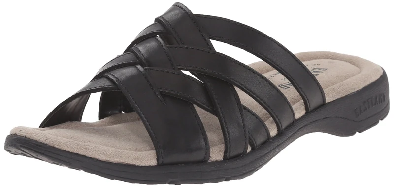 Eastland Women's Hazel Dress Sandal, Black, 7 W US