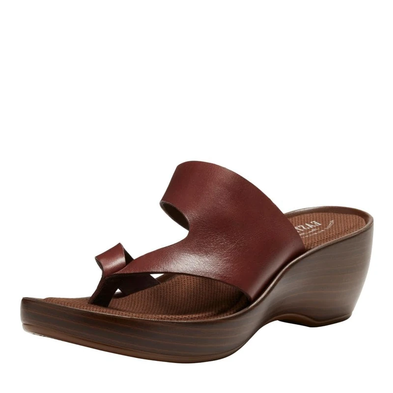 Eastland Women's Laurel Heeled Sandals, Cinnamon, 9 UK Mahogany