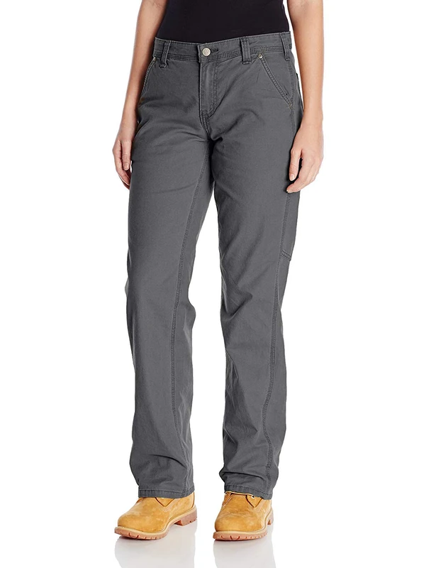 Carhartt womens102080Original Fit Crawford Pant (Regular and Plus Sizes) Work Utility Pants - black - 12 32