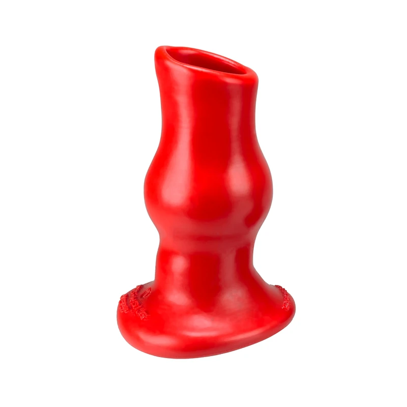 Oxballs 2X-Large Red Pig-Hole Deep Hollow Butt Plug