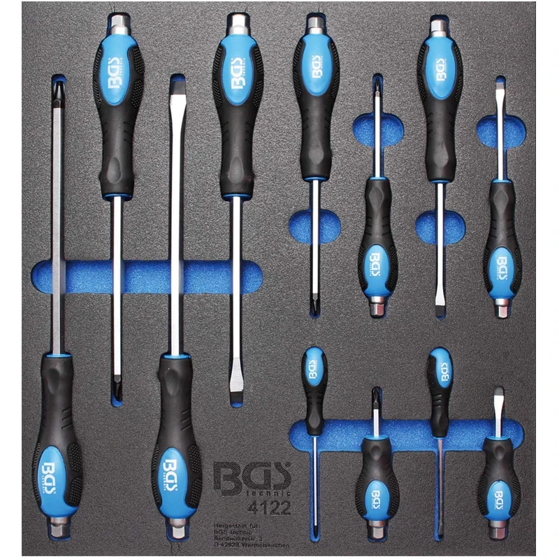 BGS 4122 | Tool Tray 2/3: Screwdriver Set | 12 pcs.