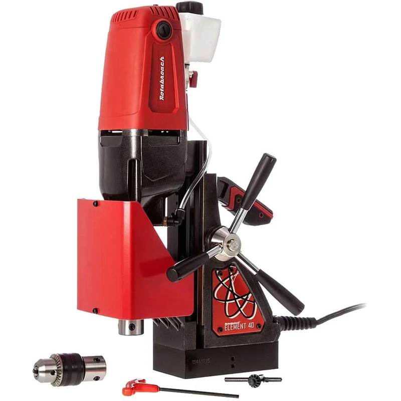 Rotabroach Magnetic Drill Press Machine - Rotabroach's Element 40/1 1200w 110v Electric Drilling Machines Capable of Drilling Holes up to 40mm in Diameter & 40mm in Depth
