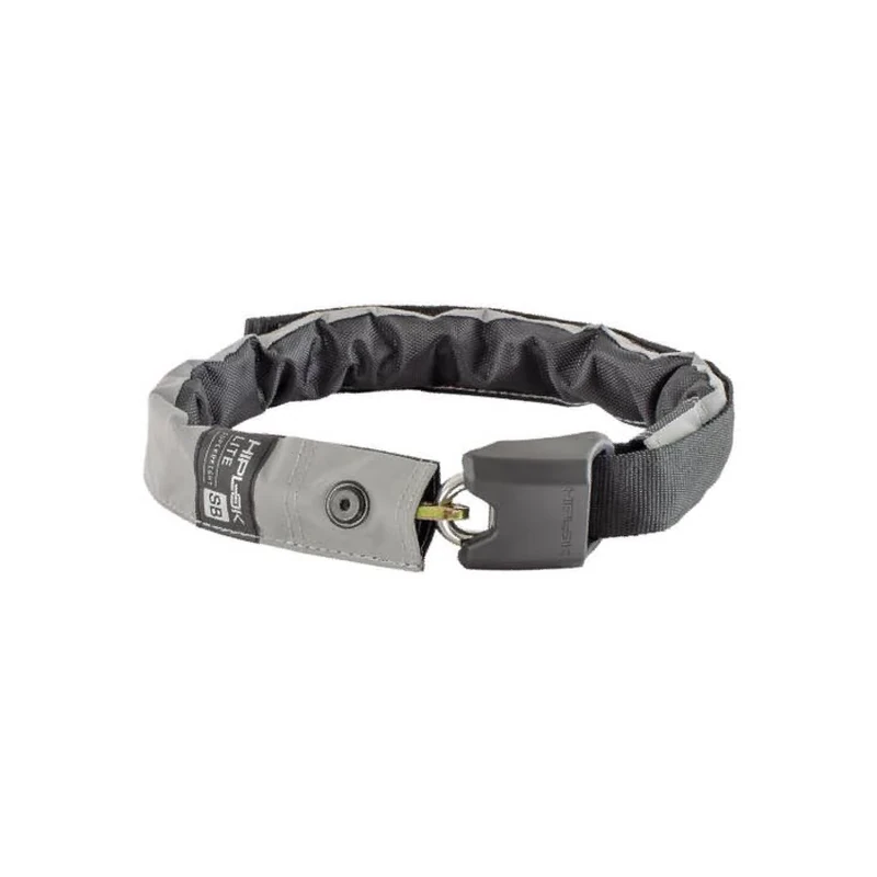 Hiplok LITE Wearable Bike Chain with Lock - Supebright (Hi-Vis/High Visibility). Light 1Kg. 75cm x 6cm with 8mm Shackle. Chain for Bicycle Lock
