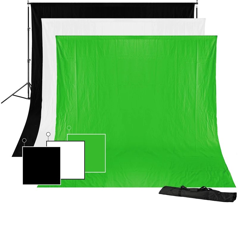 Bresser F001687 BR BGS1 Background Photo Photography Studio Set (3mx4 m)