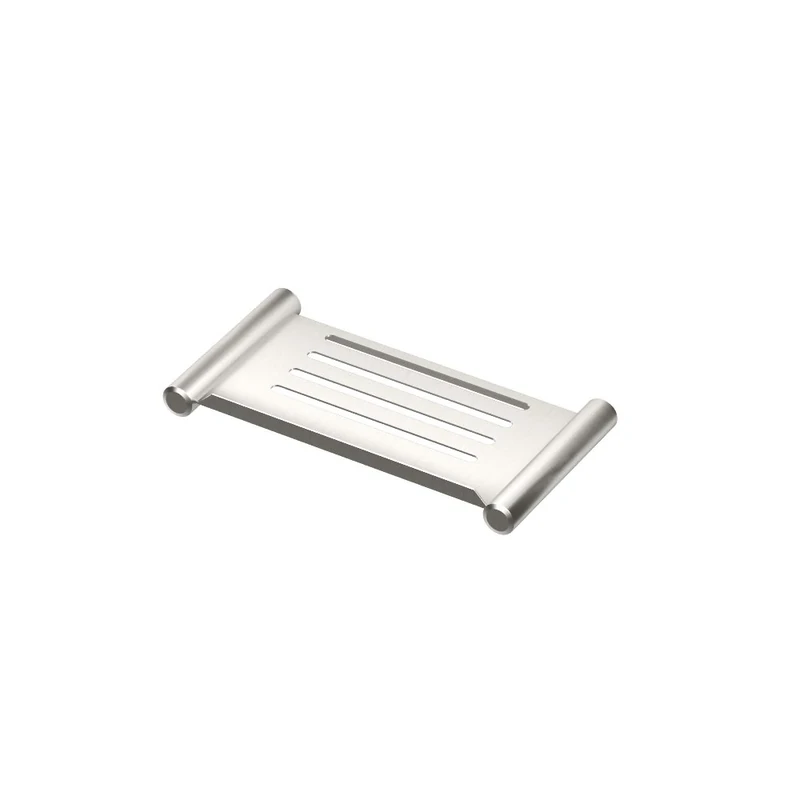 Gatco 1468 Elegant Shower Shelf, Satin Nickel, 10"
